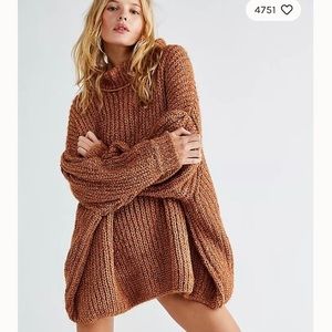 Free people Oasis Tunic Sweater Size M